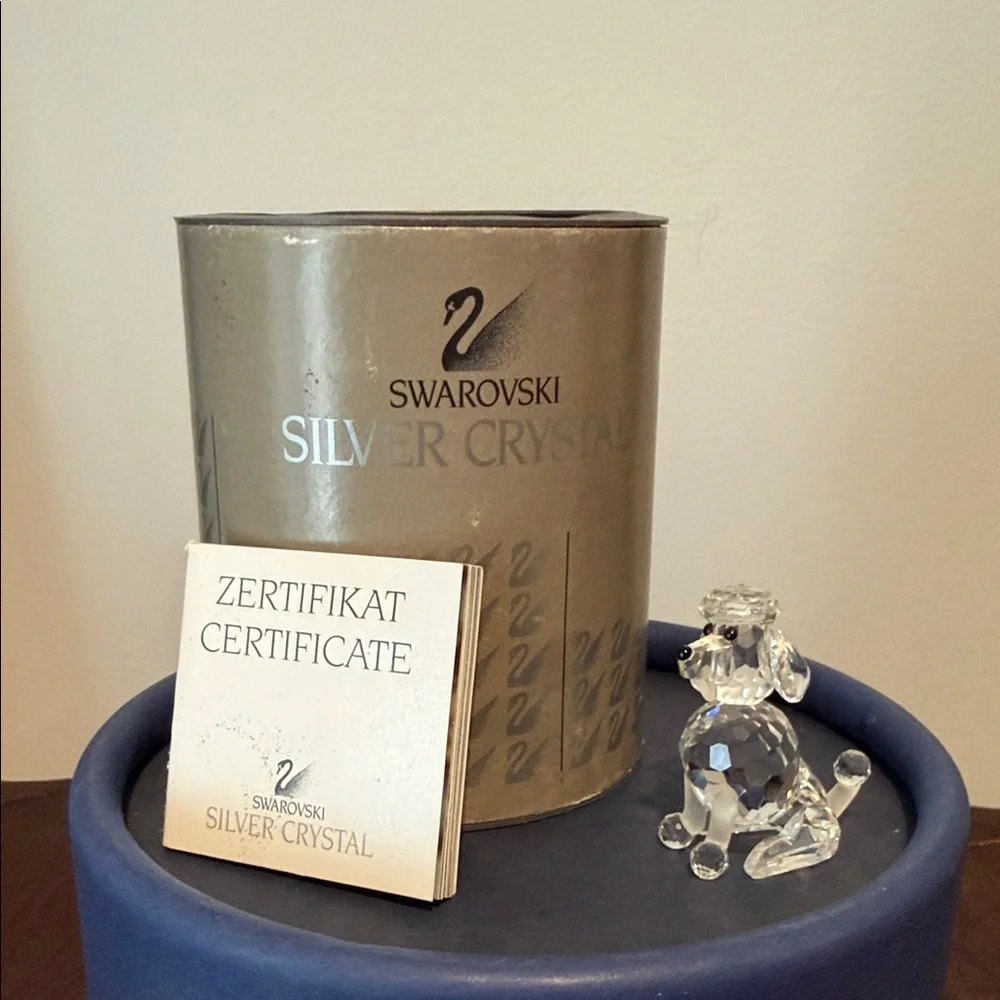 Swarovski Sitting Poodle
